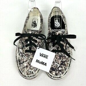 Vans x MoMA Jackson Pollock Sneaker Authentic Canvas Low-Top Sz 7.5 W  6 M New